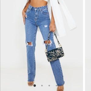 Brand new PrettyLittleThing high rise jeans